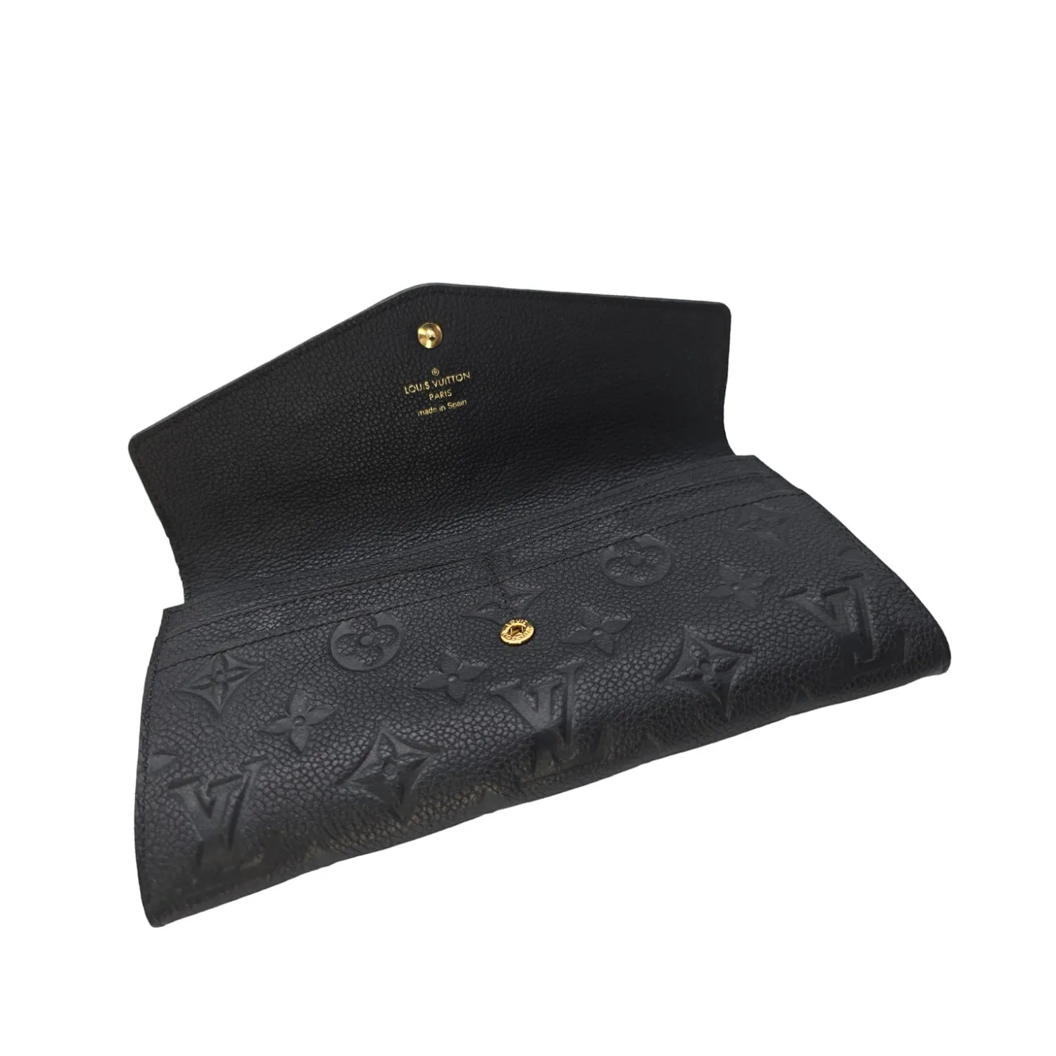 Louis Vuitton Monogram Empreinte Sarah Wallet w/ Pochette