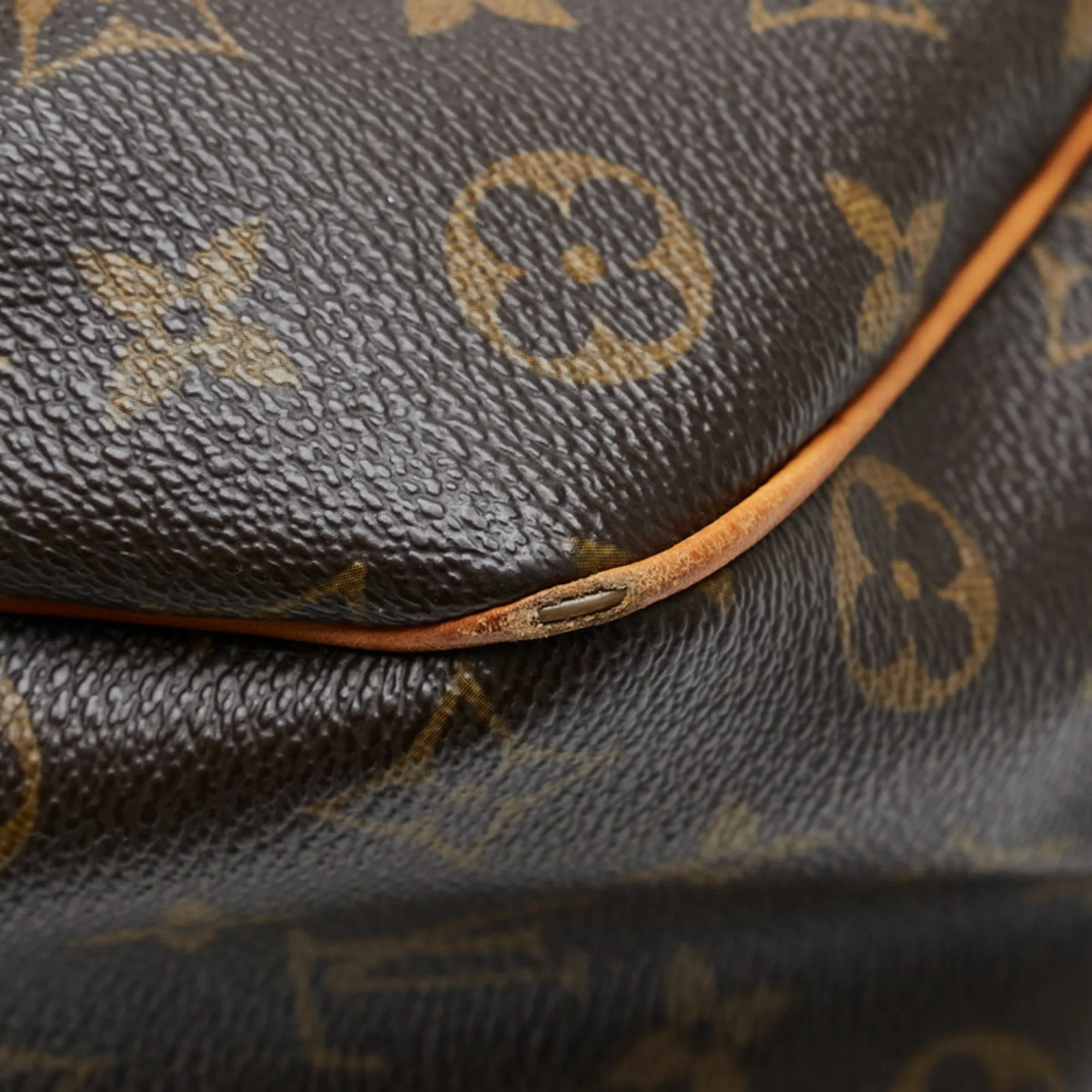 LOUIS VUITTON Monogram Galliera PM Shoulder Bag M56382 Brown PVC Leather Ladies