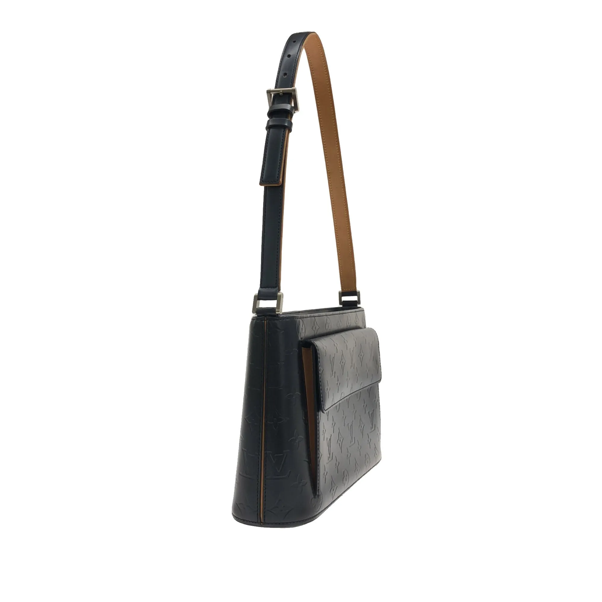 LOUIS VUITTON Monogram Mat Alston Shoulder Bag