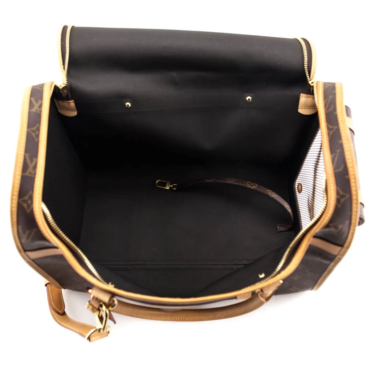 Louis Vuitton Monogram Sac Chien 40 Pet Carrier