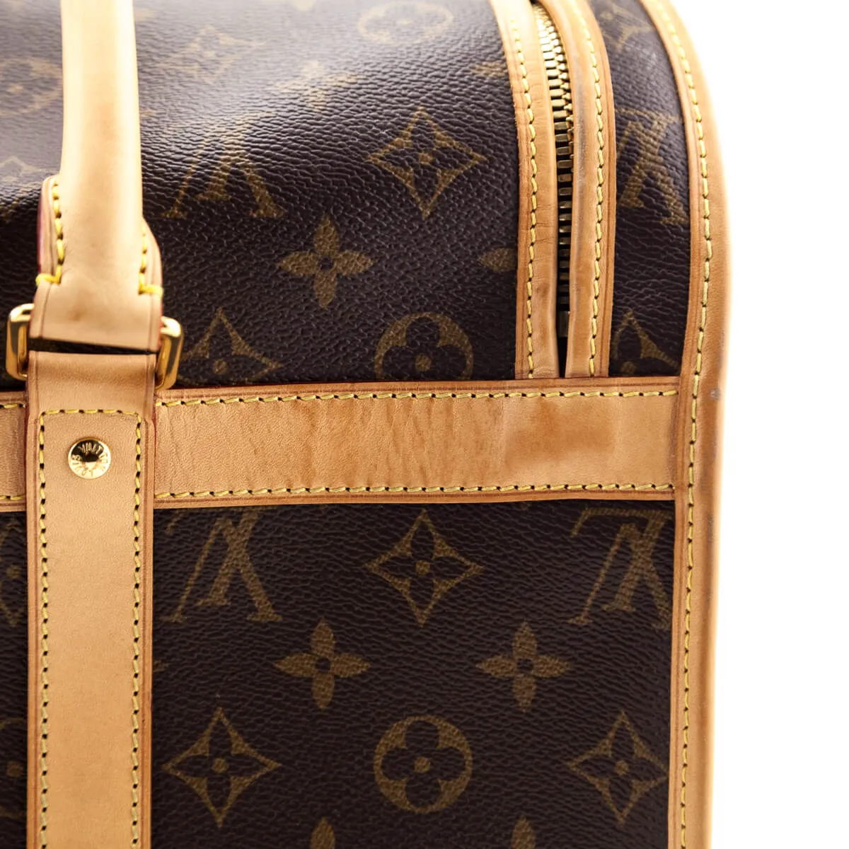 Louis Vuitton Monogram Sac Chien 40 Pet Carrier