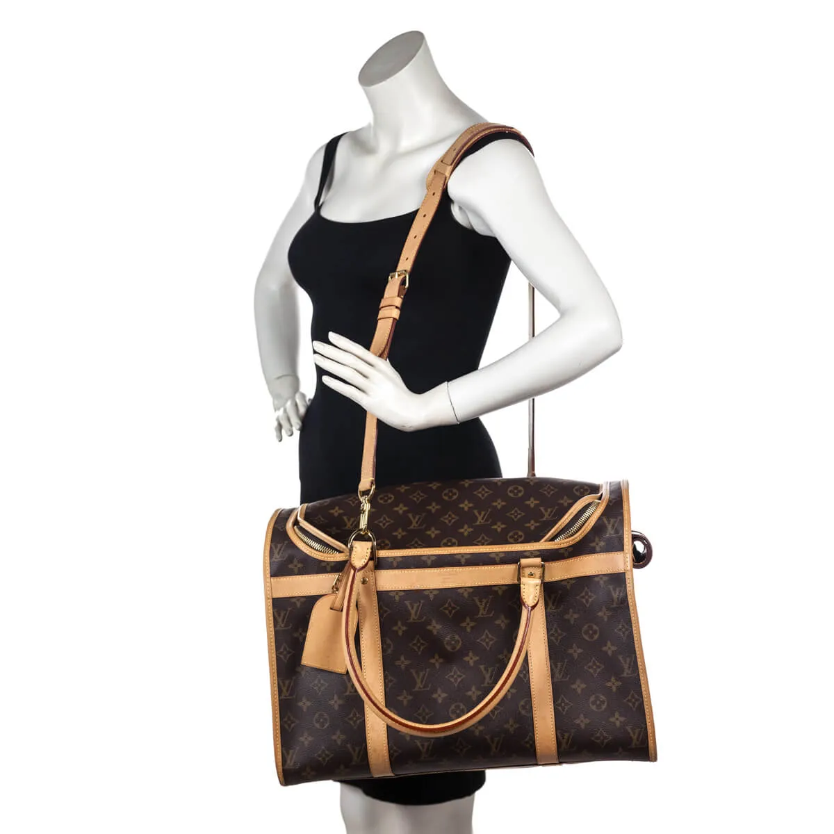 Louis Vuitton Monogram Sac Chien 40 Pet Carrier