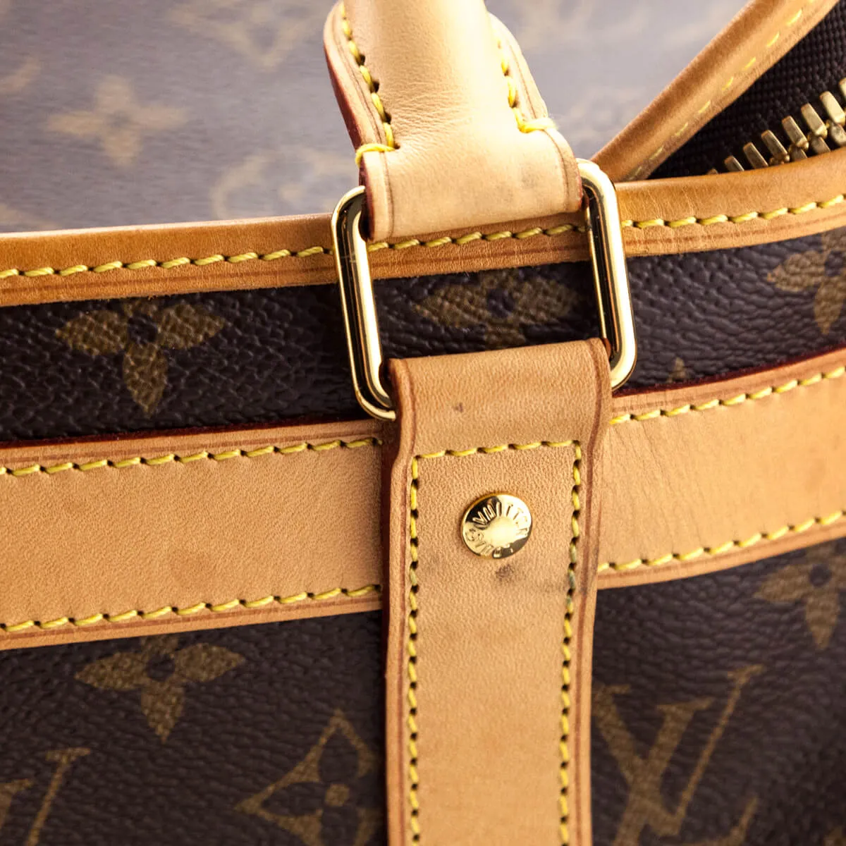 Louis Vuitton Monogram Sac Chien 40 Pet Carrier
