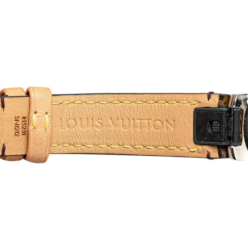 Louis Vuitton Monogram Tubular Canvas Strap M  R15231 Automatic  Brown Dial PVC Leather  Louis Vuitton