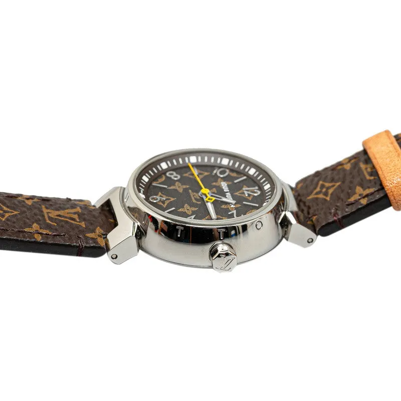 Louis Vuitton Monogram Tubular Canvas Strap M  R15231 Automatic  Brown Dial PVC Leather  Louis Vuitton