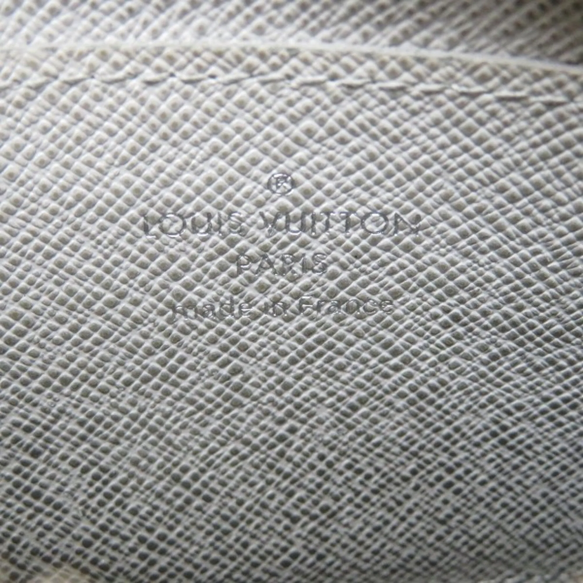 LOUIS VUITTON Monogram Zipped Pouch PM M67809 White Logo Brand Accessory Key Case Coin Unisex