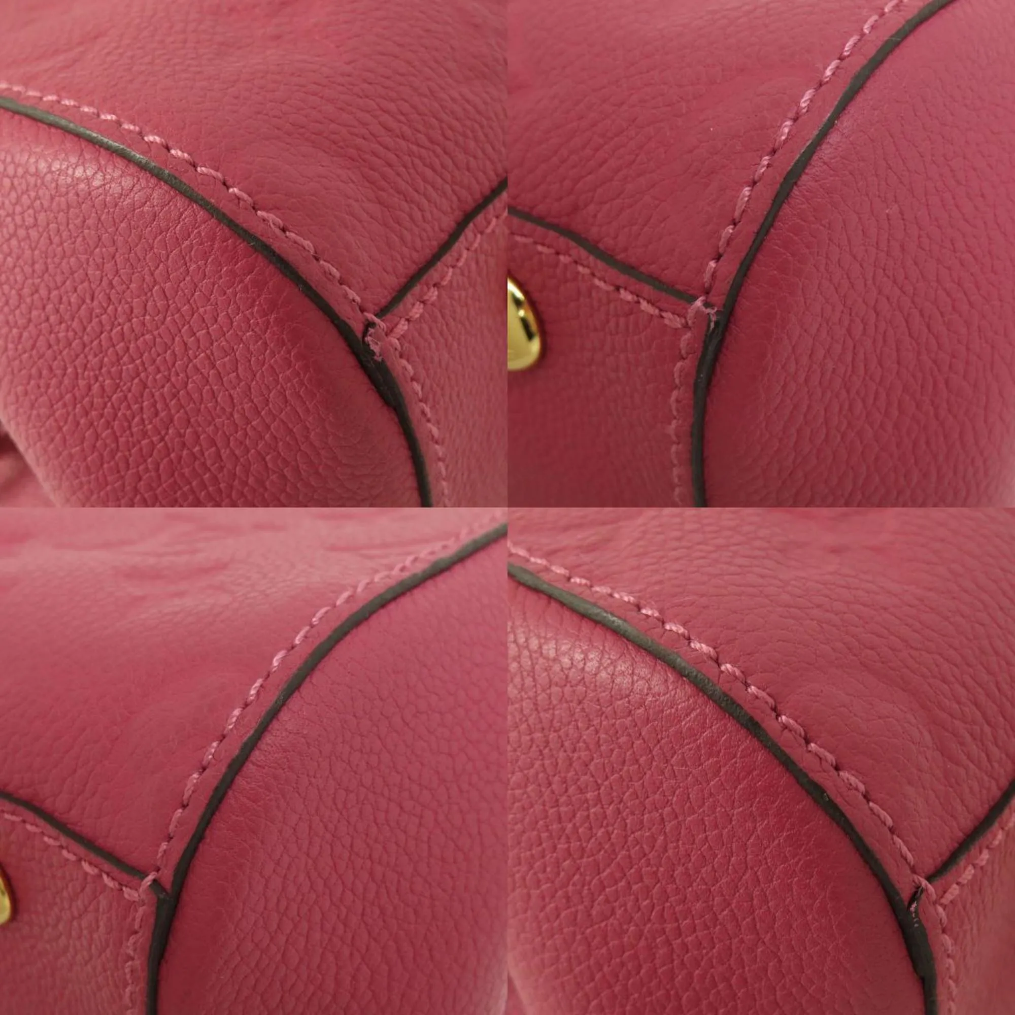 LOUIS VUITTON Montaigne BB Rose Handbag Amplant Ladies