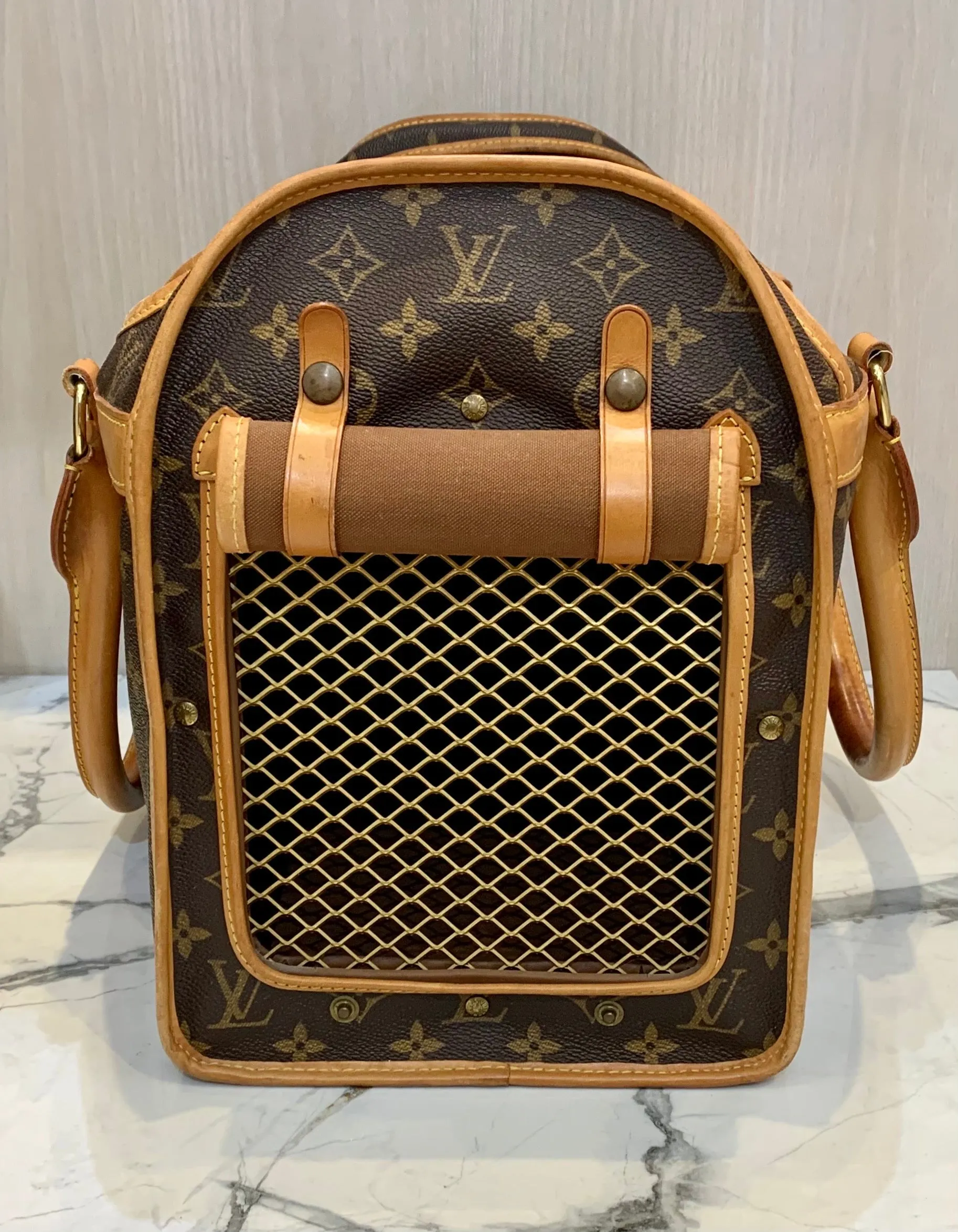 LOUIS VUITTON SAC CHIEN MONOGRAM PET CARRIER