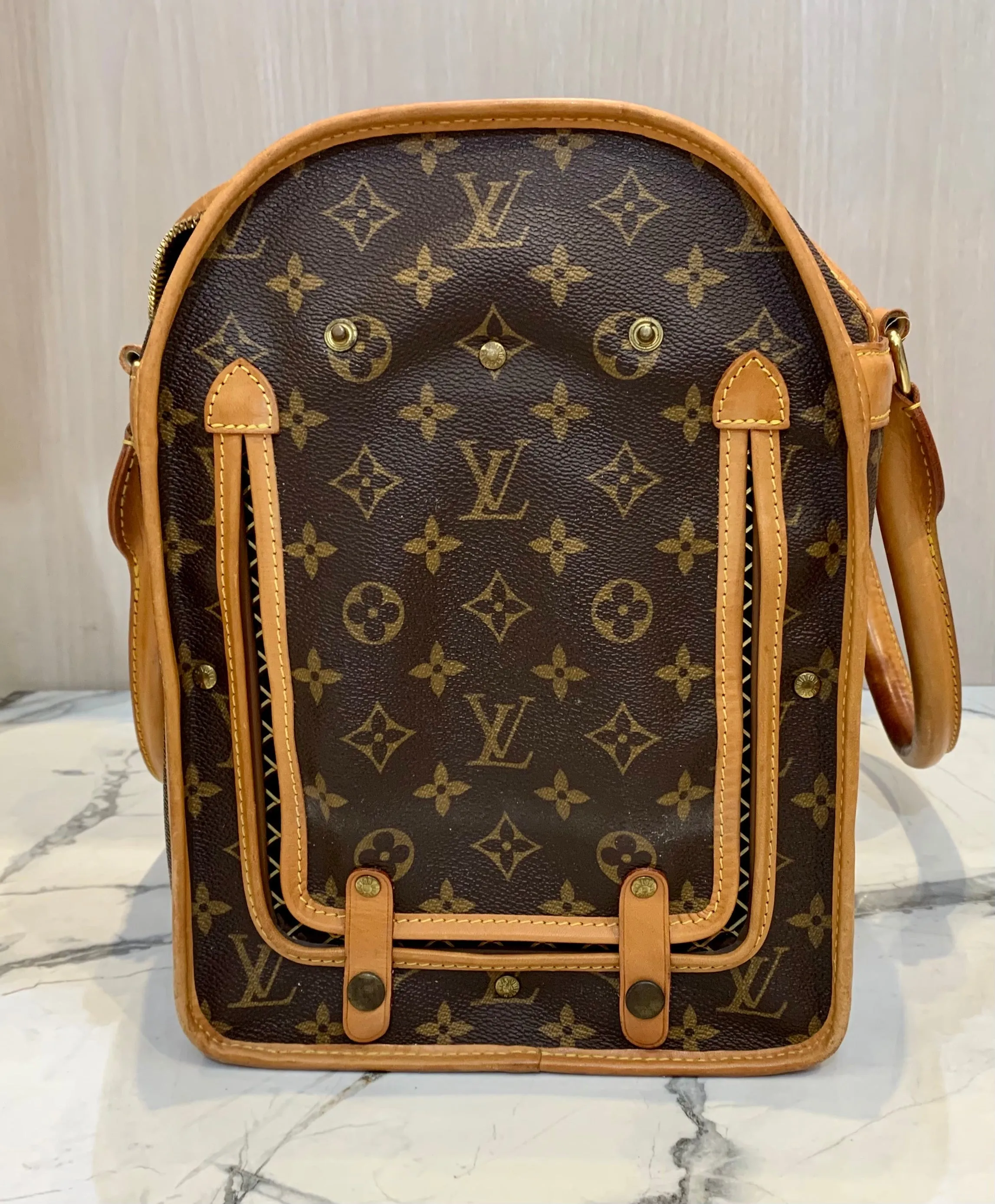 LOUIS VUITTON SAC CHIEN MONOGRAM PET CARRIER
