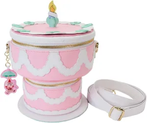 Loungefly Disney Alice in Wonderland Unbirthday Cake Figural Glow Crossbody Bag