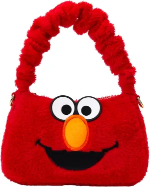 Loungefly Sesame Street Elmo Plush Crossbody Bag