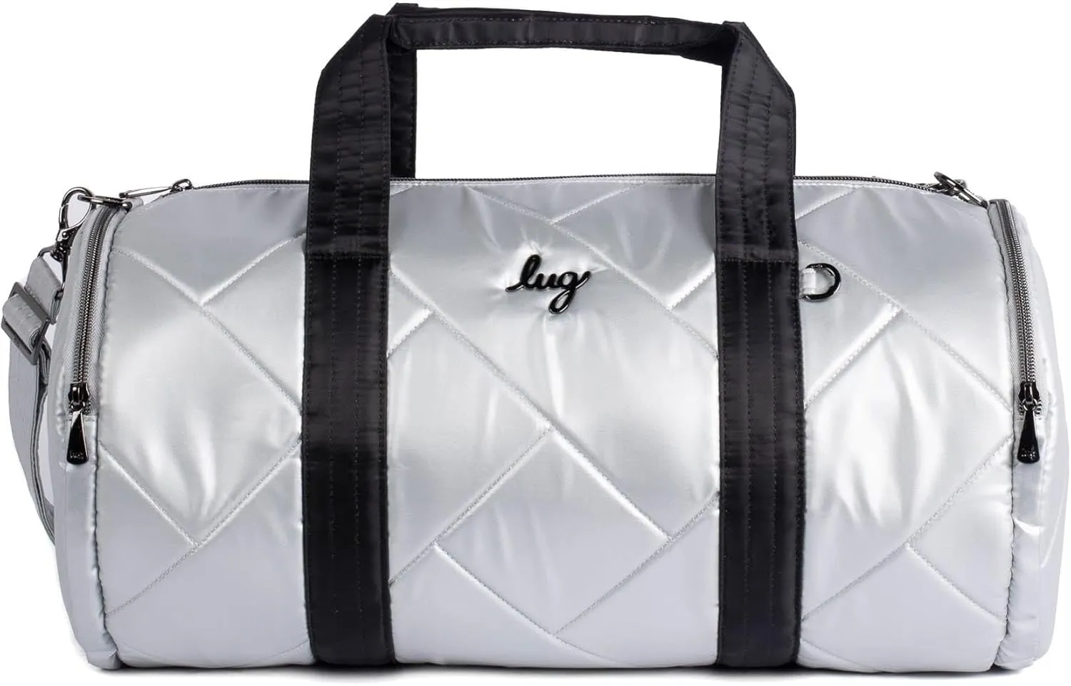 LUG - Rowboat Duffel Bag - Metallic Silver/Black