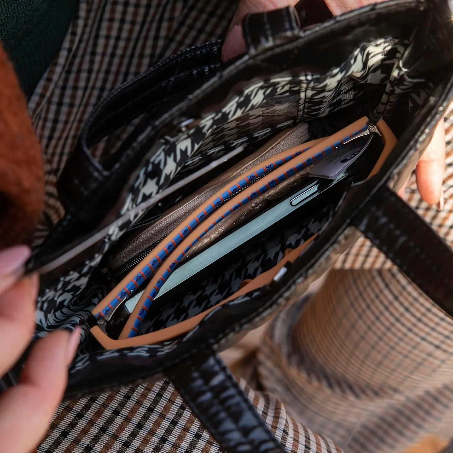 Lug Tip Toe Crossbody Bag
