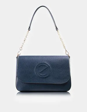 Luna Shoulder Bag Dark Blue