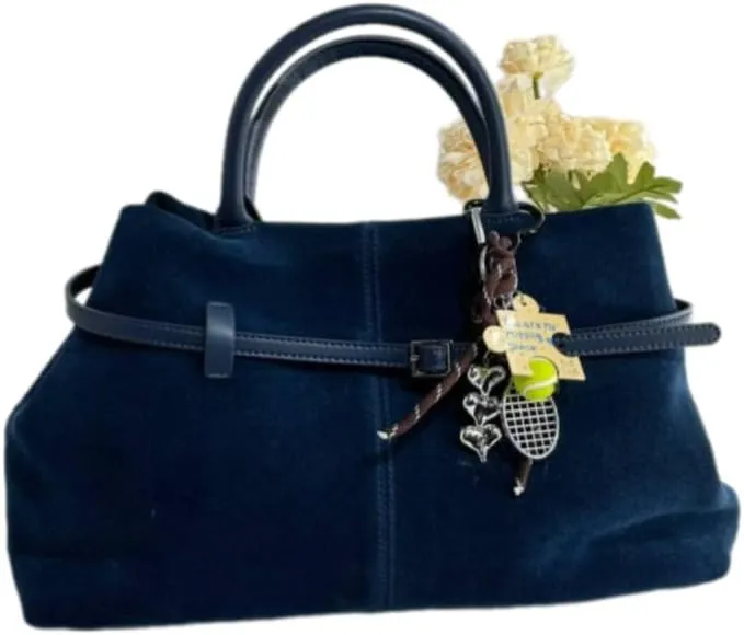 LuxeSuede – Premium Suede and Leather Handbag with Adjustable Strap
