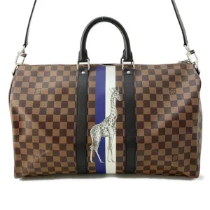 Luxury Canvas Keepall Bandouliere with Accessories