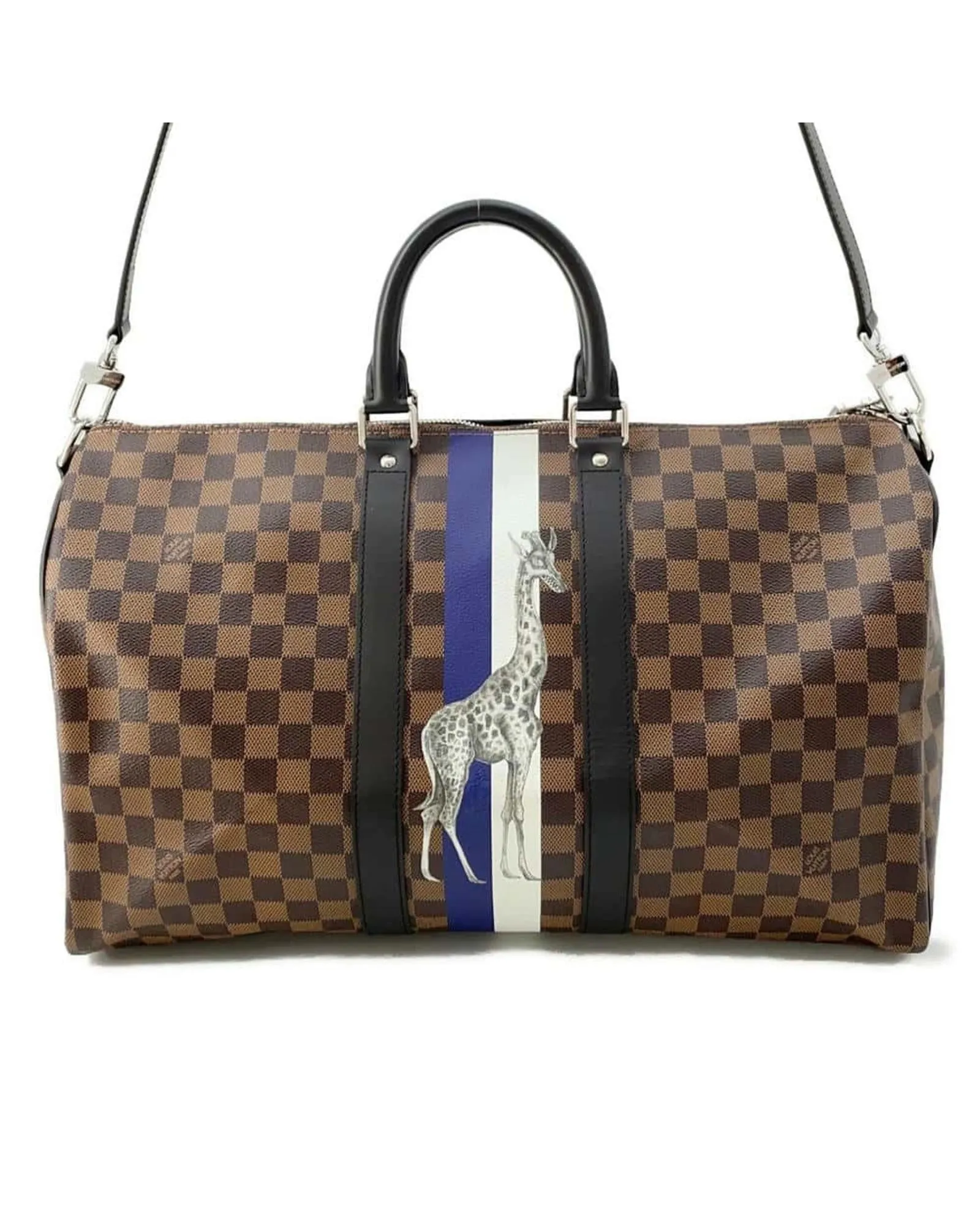 Luxury Canvas Keepall Bandouliere with Accessories