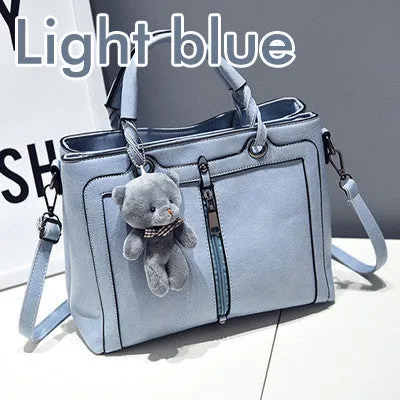 Luxury Women Leather Handbag Red Retro Vintage Bag Designer Handbags High Quality Famous Brand Tote Shoulder Ladies Hand Bag 703