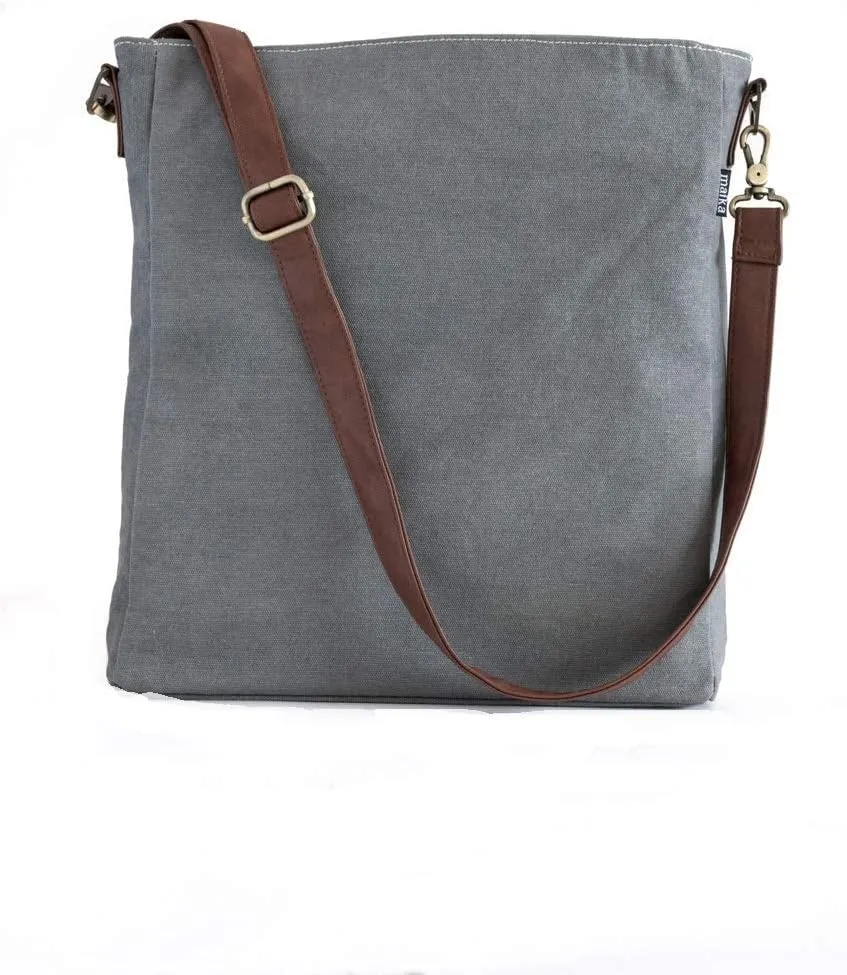 MAIKA Recycled Canvas Market Tote Bag