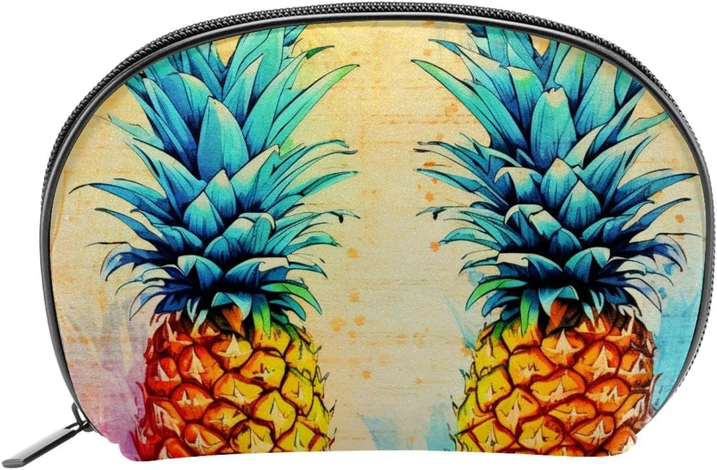 Makeup Bag Organizer,Cosmetic Bags for Women,Fruit Plant Pineapple,Small Makeup Pouch