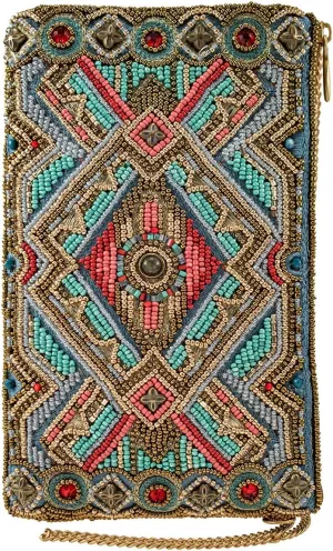 Mary Frances Native Girl Crossbody Phone Bag, Multi
