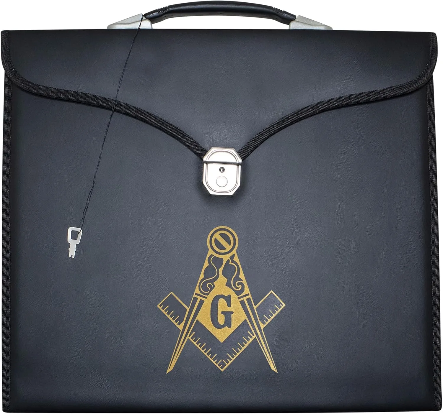 Masonic Apron Case Leather Master Mason (Printed) MM, Provincial Size | Freemason Carrying Bags