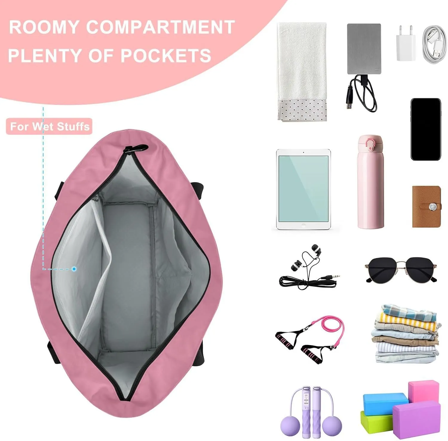 MCHIVER Yoga Bag for Women Men Large Yoga Mat Bag Shoulder Bags for Travel Pilates Yoga