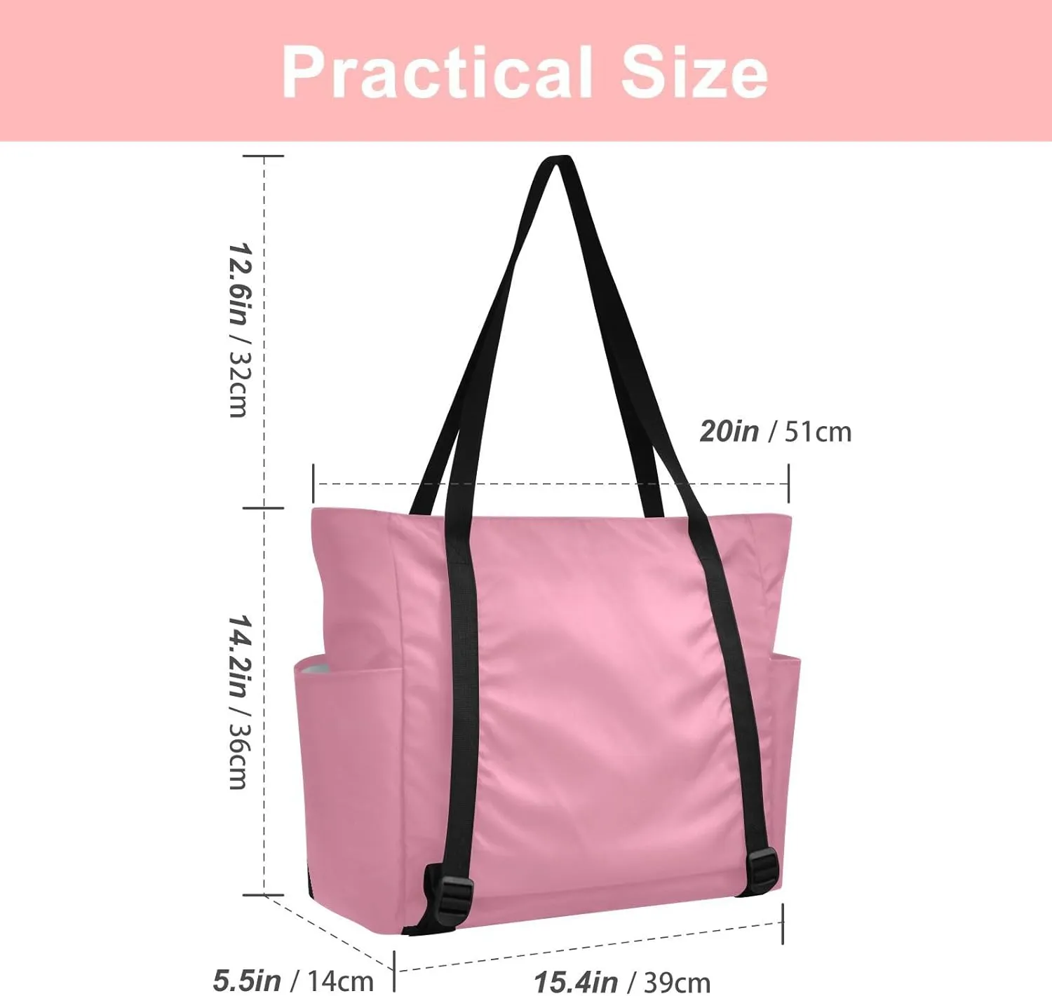 MCHIVER Yoga Bag for Women Men Large Yoga Mat Bag Shoulder Bags for Travel Pilates Yoga