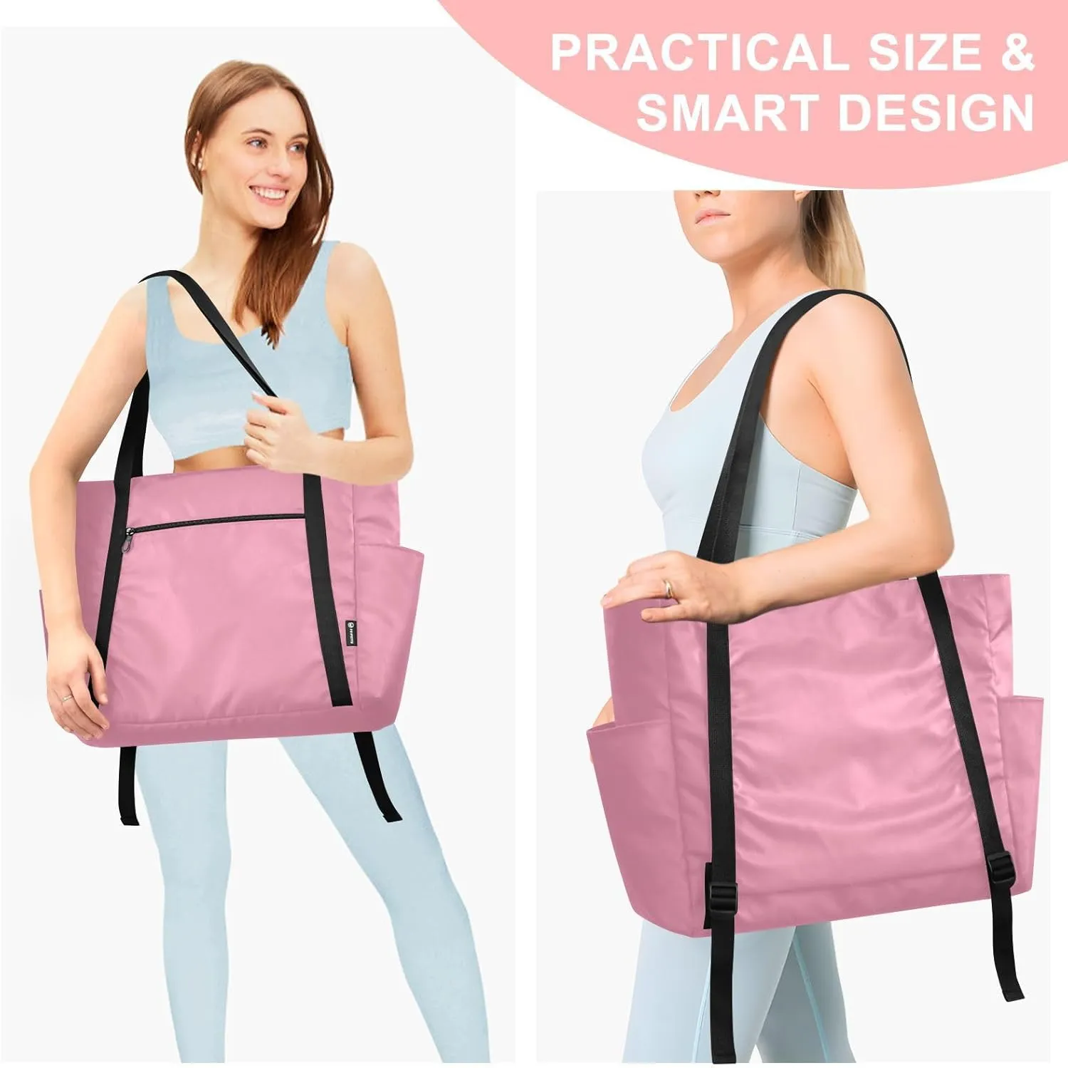 MCHIVER Yoga Bag for Women Men Large Yoga Mat Bag Shoulder Bags for Travel Pilates Yoga