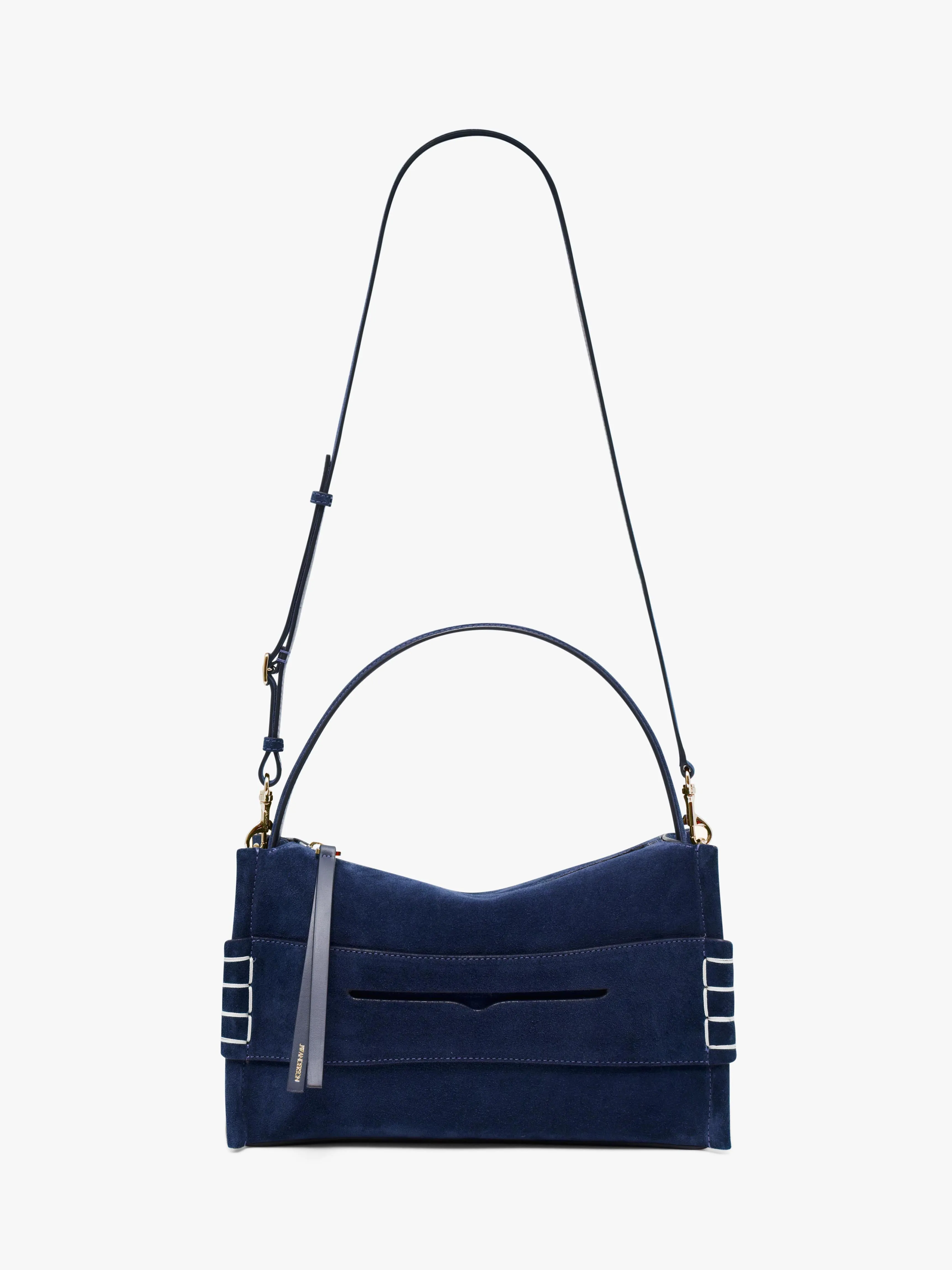 MEDIUM LOAFER BAG - SUEDE SHOULDER BAG