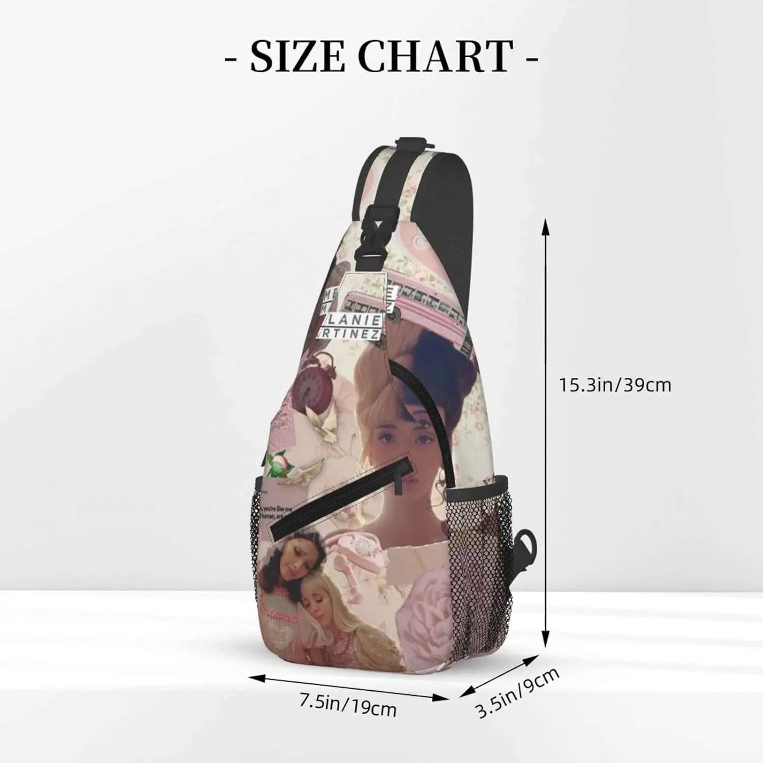 Mela-nie Martinez Crossbody Sling Backpack Sling Bag Multipurpose Travel Hiking Chest Bag Daypack One Size