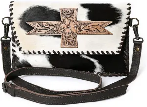 Melody handtooled mini crossbody bag