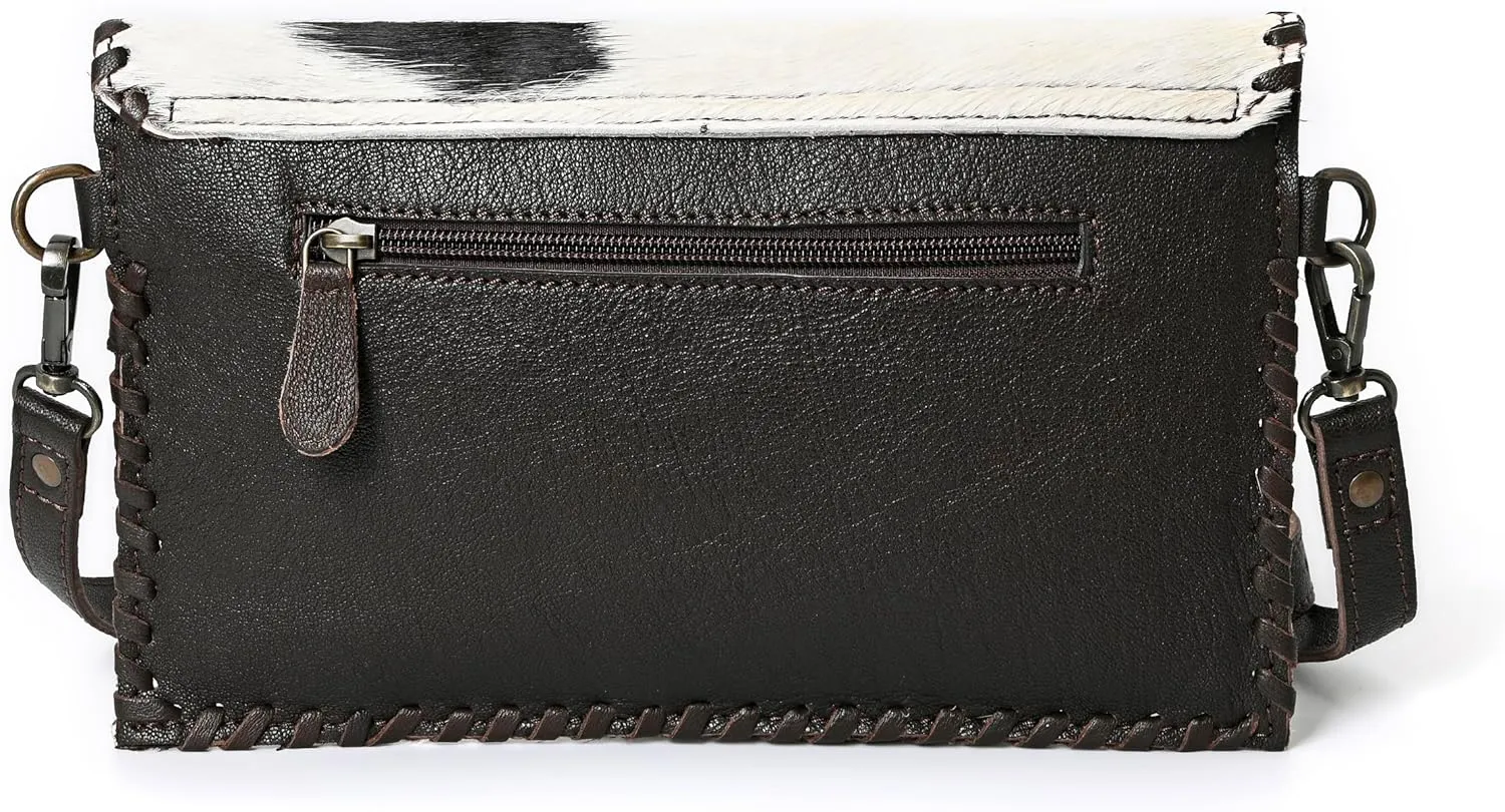 Melody handtooled mini crossbody bag