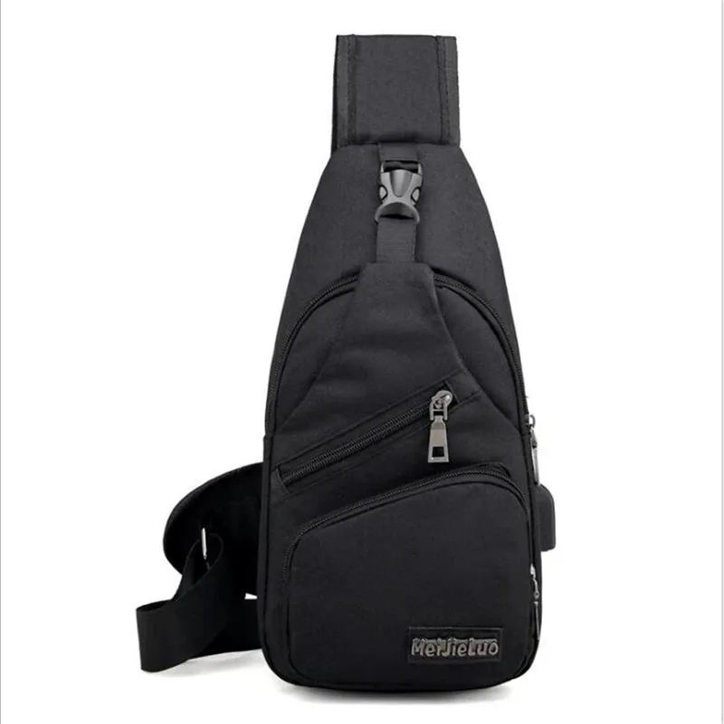Men's Crossbody Bags Men's USB Chest Bag Designer Messenger bag Leather Shoulder Bags Diagonal Package 2023 new Back Pack Travel