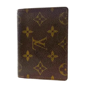 Men's Monogram Card Holder Brown