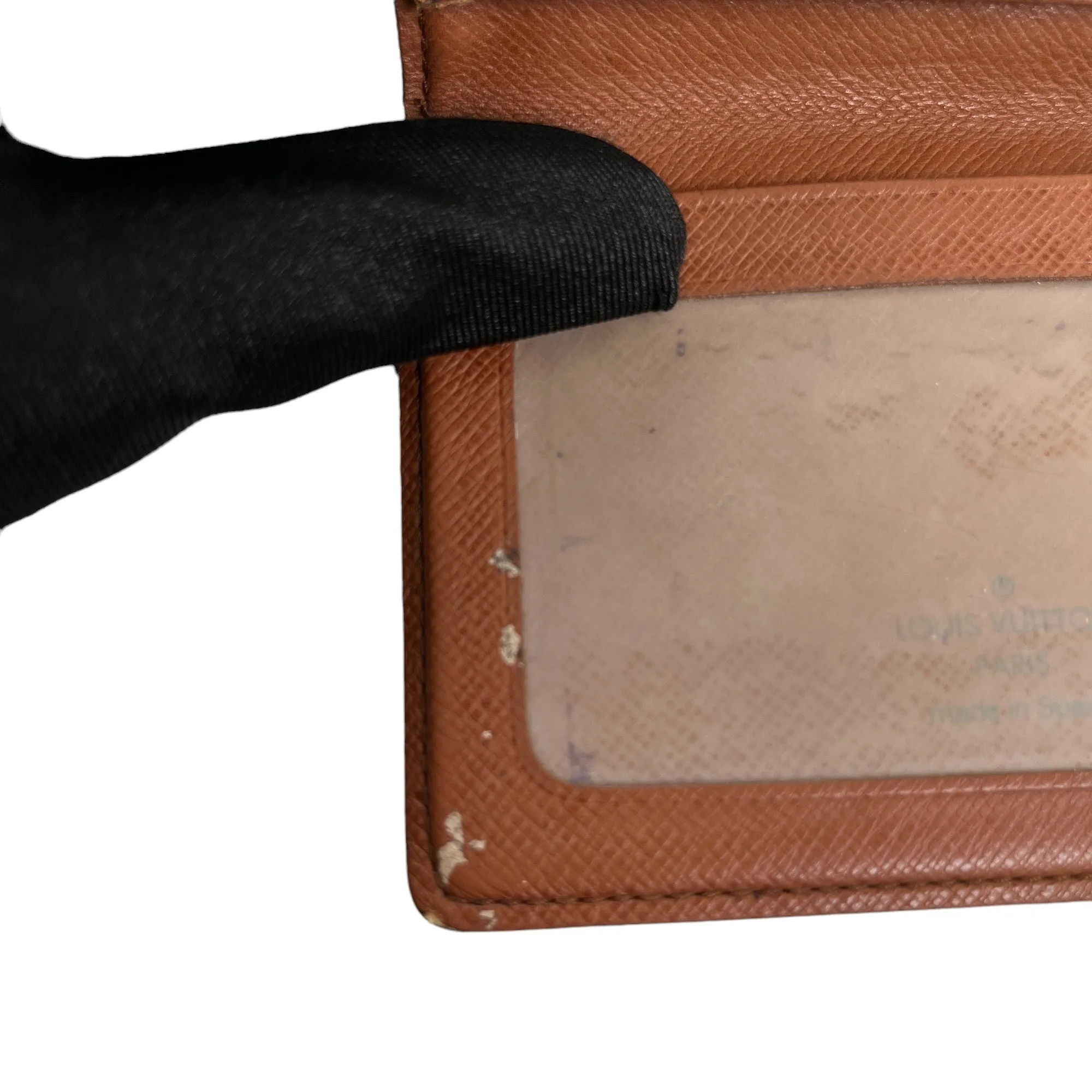 Men's Monogram Card Holder Brown