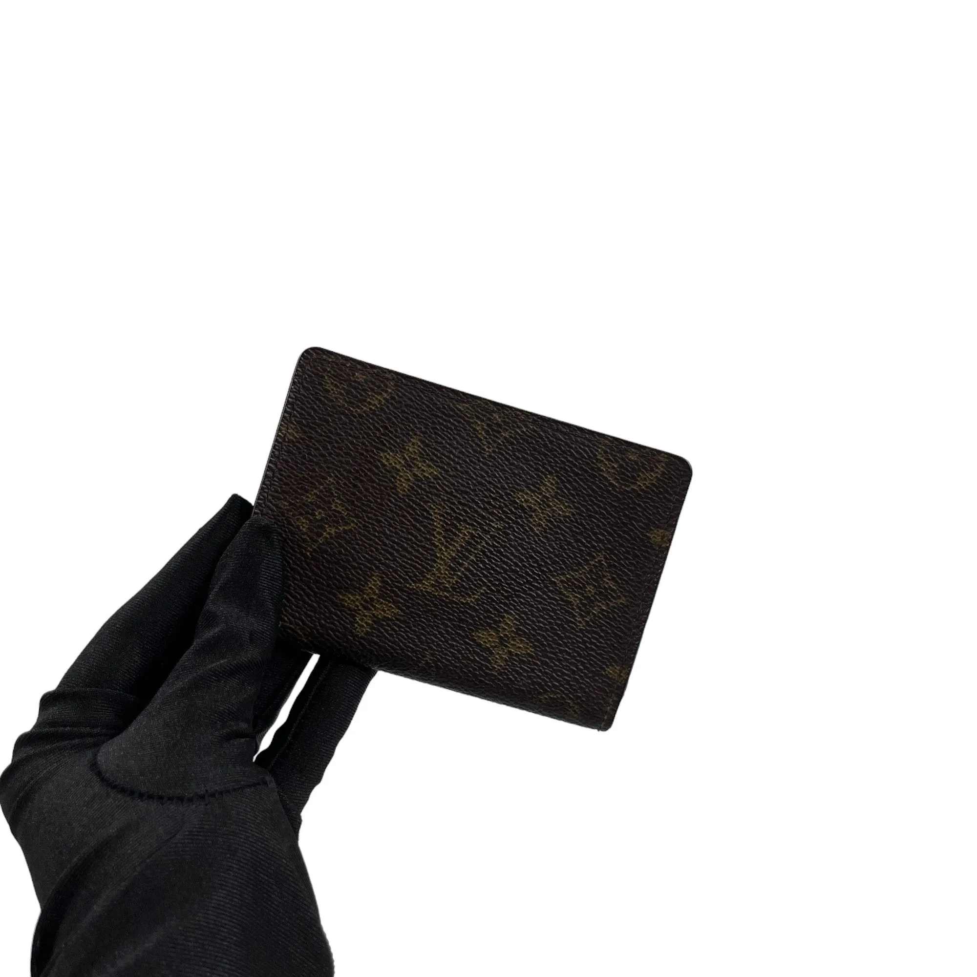 Men's Monogram Card Holder Brown