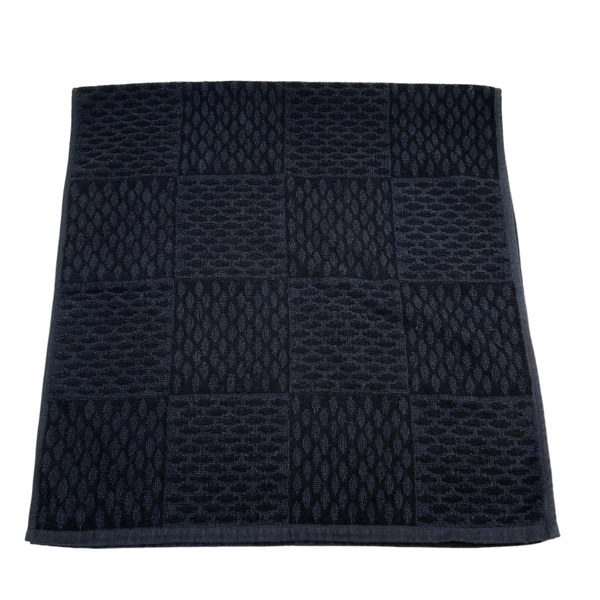 Men's Set Damier Graphite Drawstring Bag & 2 Towel Black