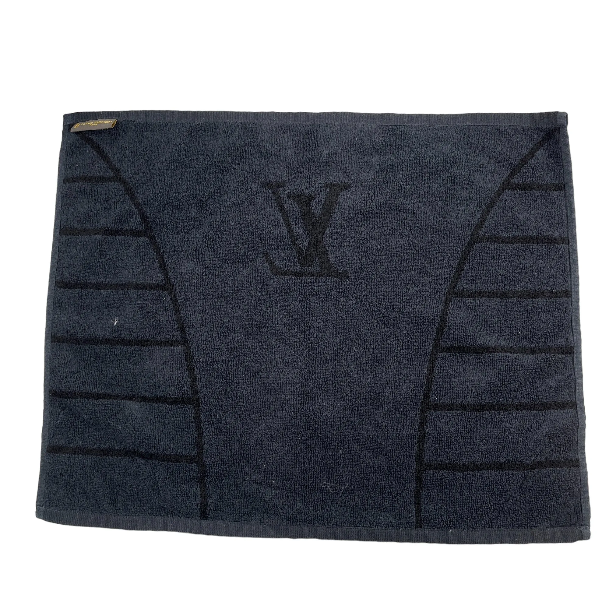 Men's Set Damier Graphite Drawstring Bag & 2 Towel Black