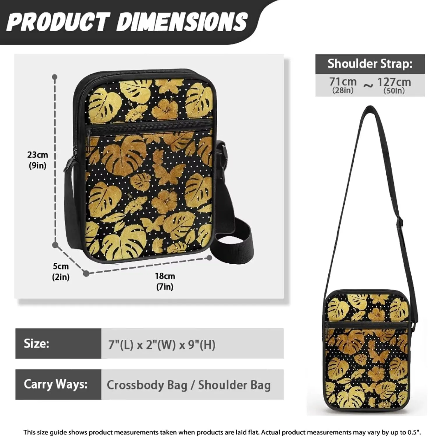 Messenger Bag for Women Crossbody Cell Phone Purse Small Shoulder Pouch for Outdoor