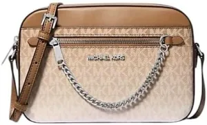Michael Kors Jet Set East West Large Chain Crossbody Bag (Husk Ombre)