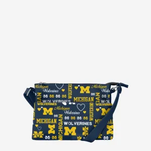 Michigan Wolverines Logo Love Crossbody Purse