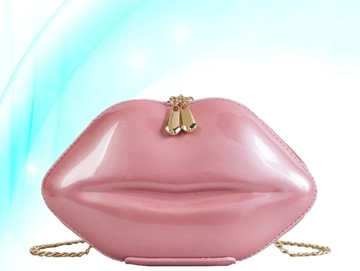 Mikinona Mini Crossbody Purse Crossbody Bags Lips Shaped Bags Chain Bags Crossbody Shoulder Bag Messenger South