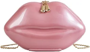 Mikinona Mini Crossbody Purse Crossbody Bags Lips Shaped Bags Chain Bags Crossbody Shoulder Bag Messenger South