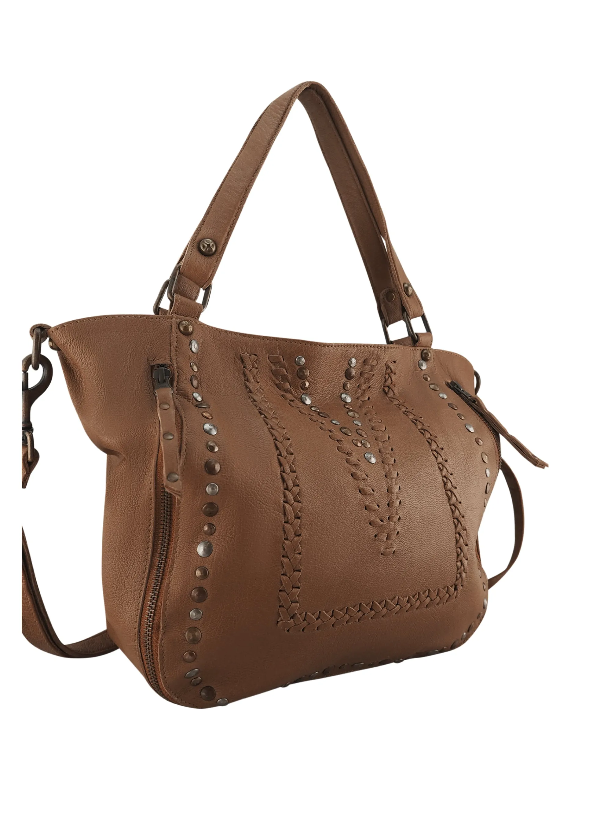 Mila Tote | Cognac