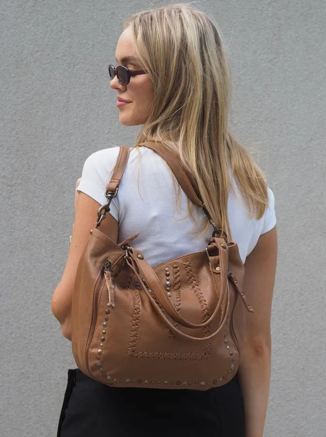 Mila Tote | Cognac