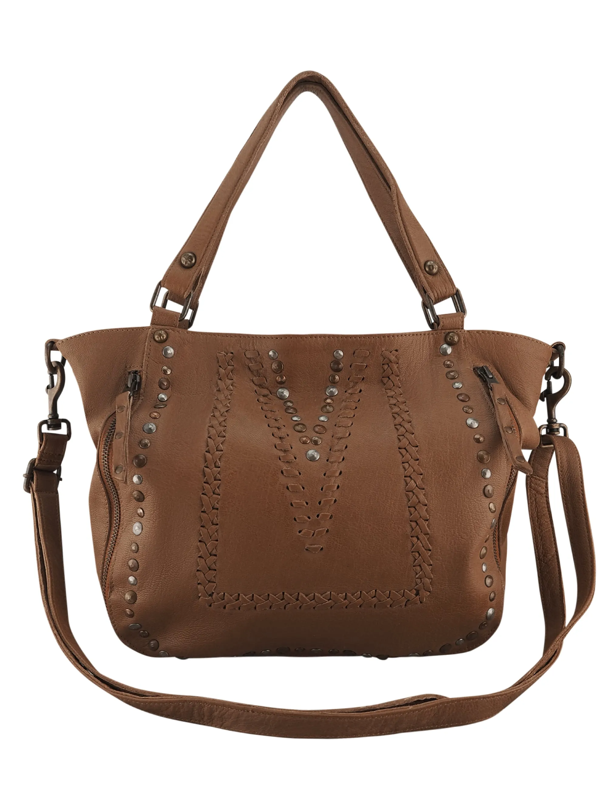 Mila Tote | Cognac