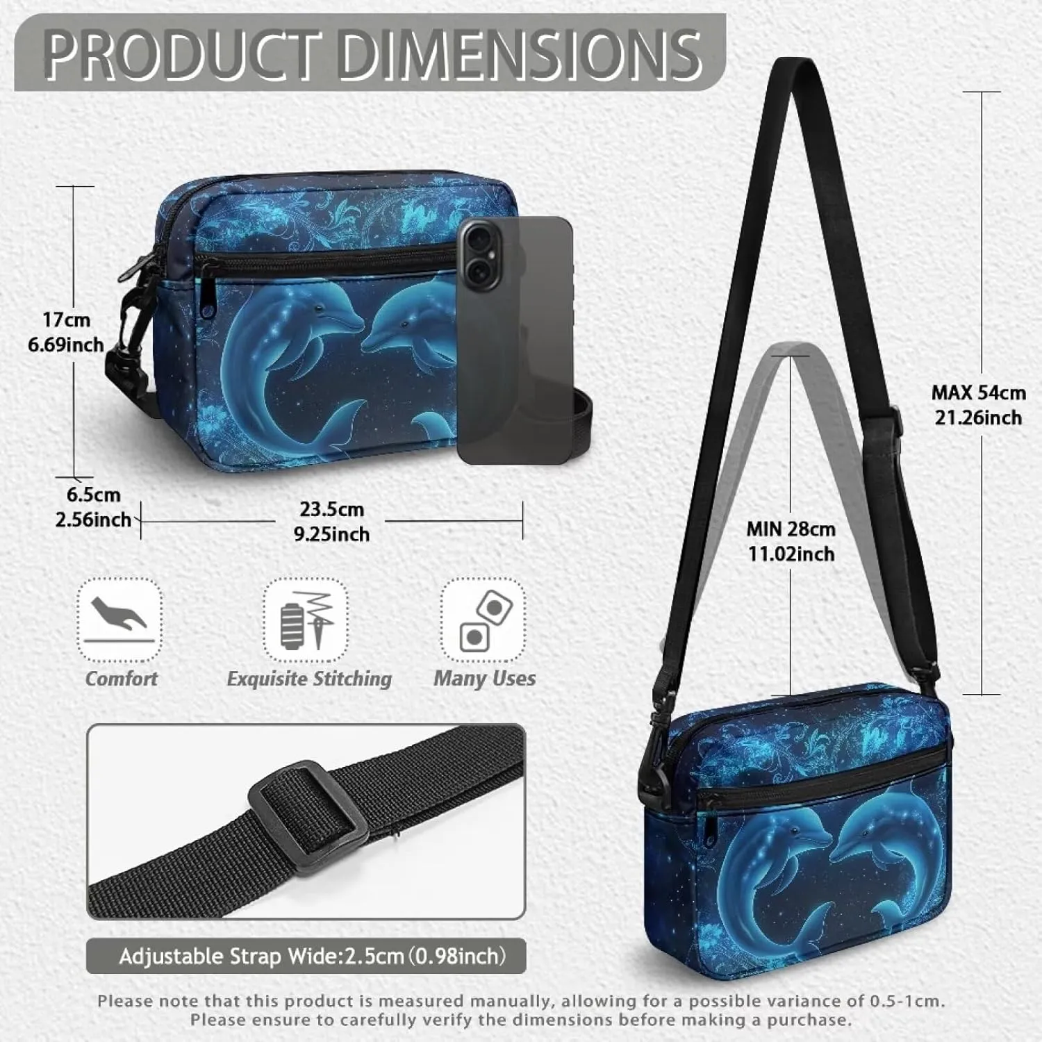Mini Crossbody Bags for Women with Adjustable Strap for Daily Use