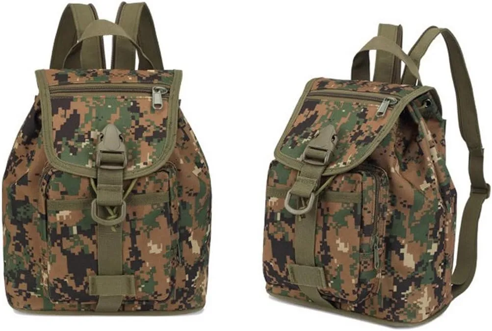 Mini Daypack Military Tactical Backpack Rucksack Tactical Assault Pack Bag for Hunting Camping Trekking (Jungle Digital)