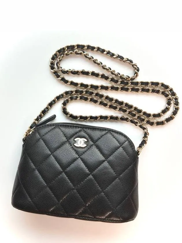 Mini Pouch Cross CC Bag Door-to-door delivery Chanel Logo Black On-demand shipping